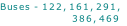 Buses - 122, 161, 291, 																								386, 469